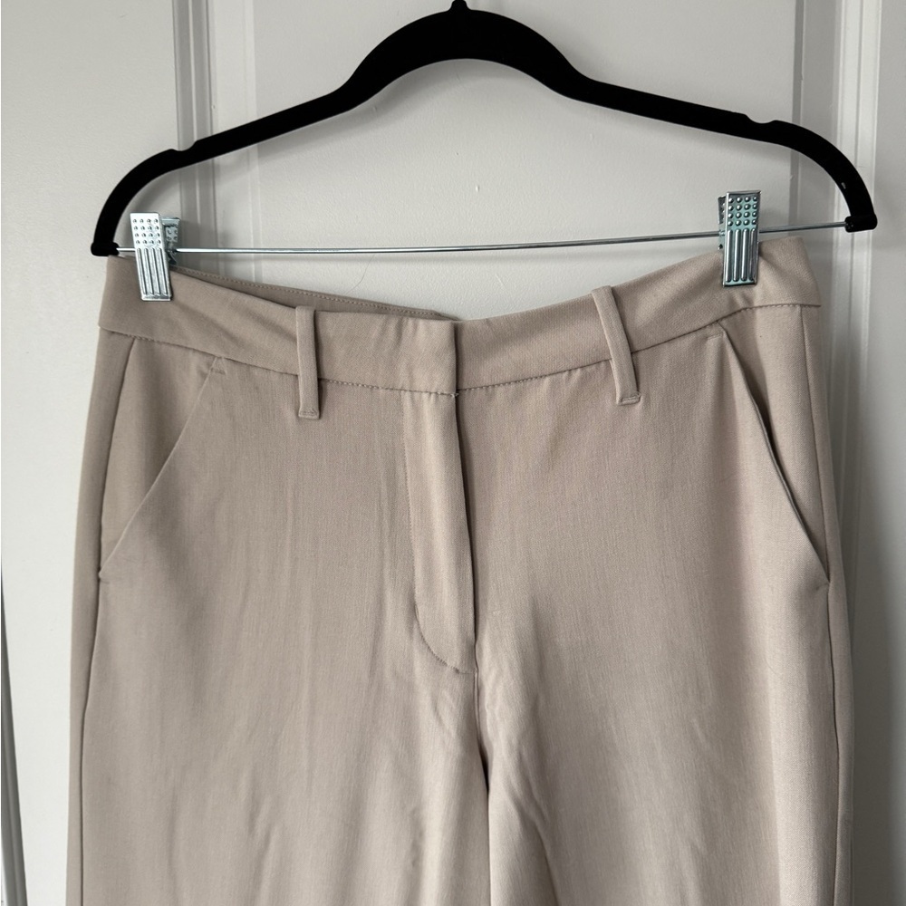 American Eagle Outfitters Cream stovepipe Trousers - Picture 2 of 6